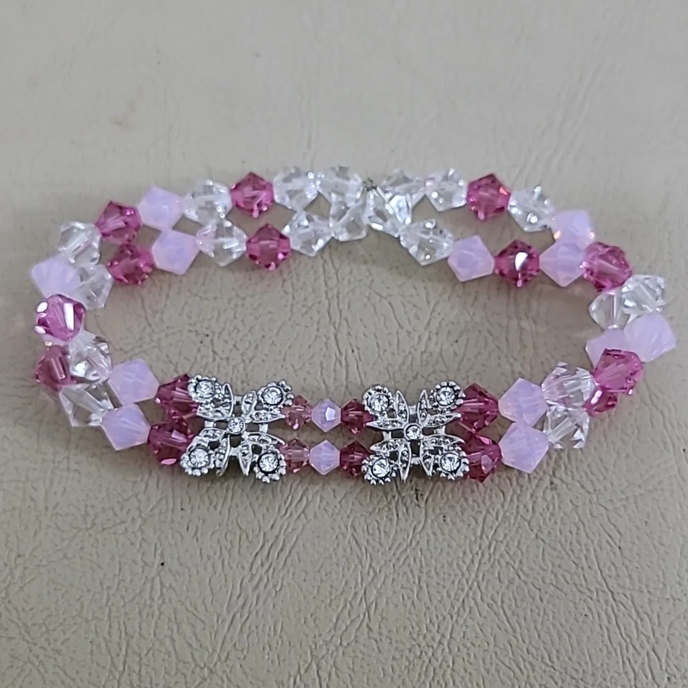Plastic Bead Stretch Braclet
